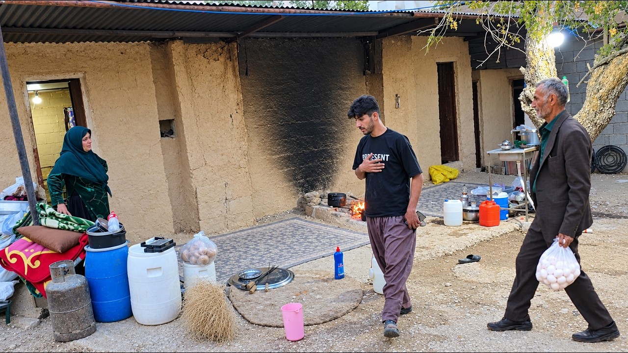 A Day in the Life of Jamshid and His Mother in the Mountains of Iran 🇮🇷 |  Nomadic Life