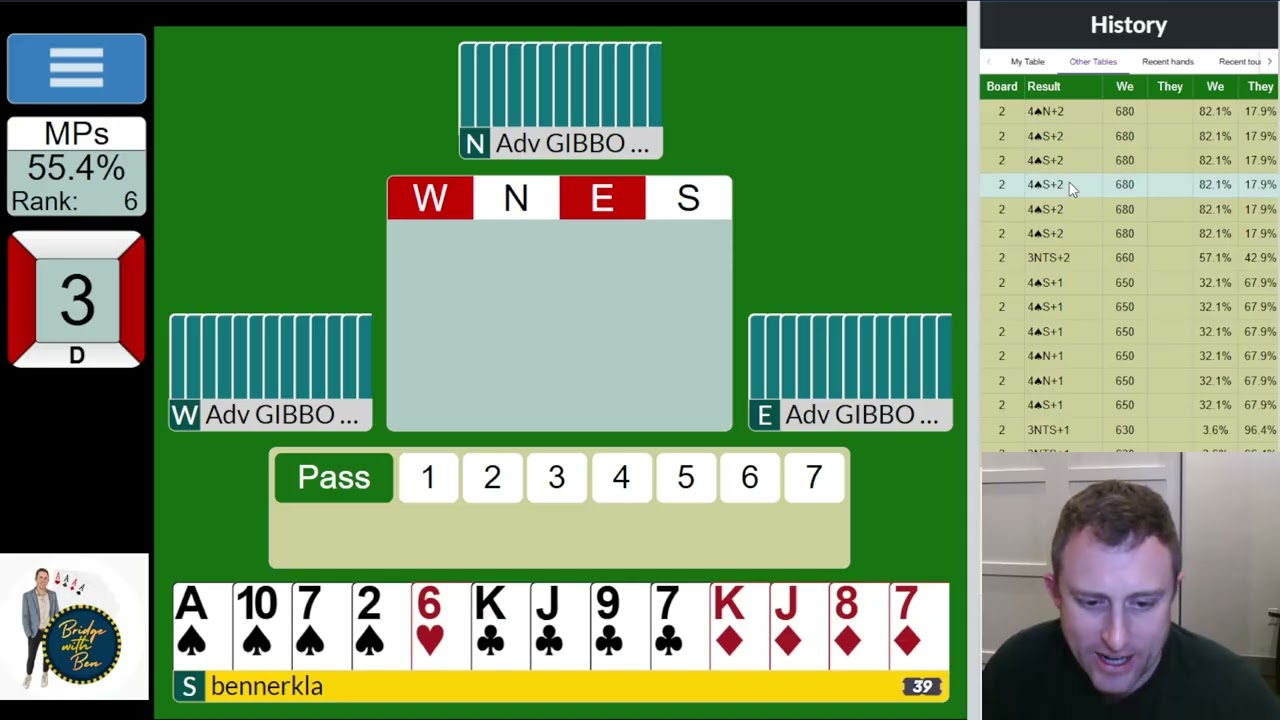 BBO Instant Tournament - 4 boards, MPs