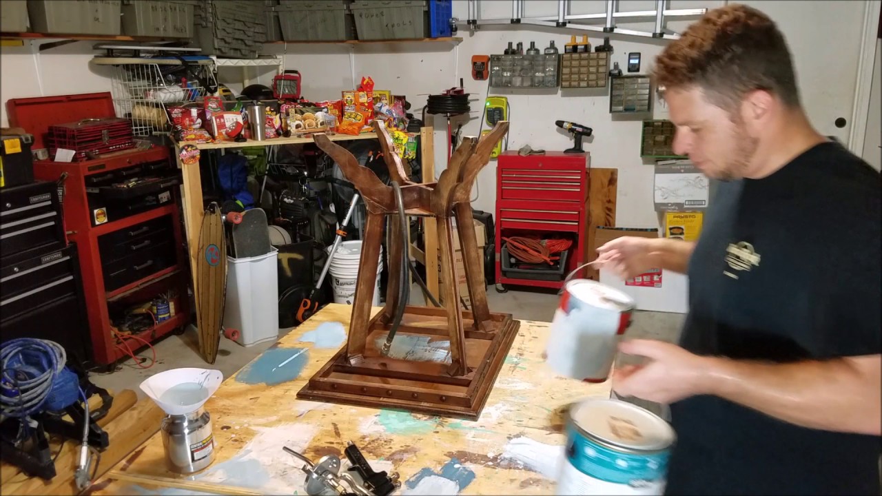 Turning a $8 thrift table into something great! AMAZING!