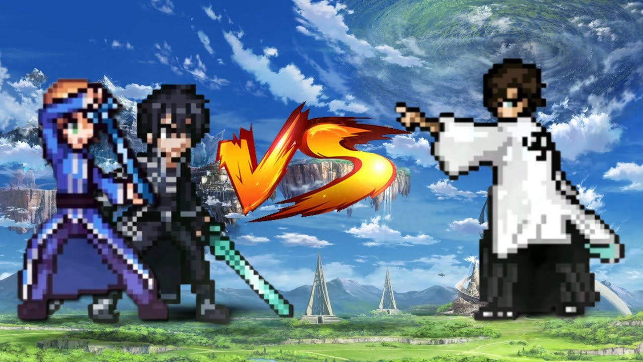 Kirito & Eugeo VS Aizen! | Sword Art Online x Bleach | Jump Force Mugen V14