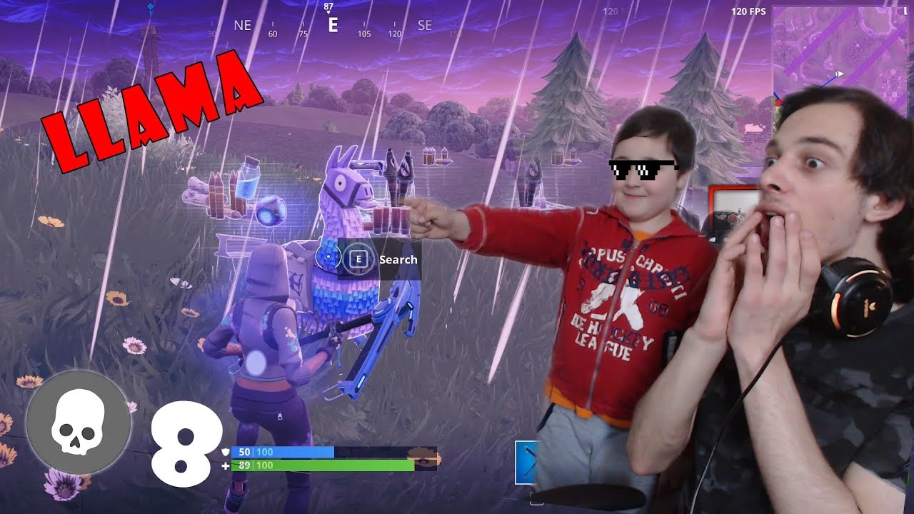 👽 დათუნასთან ერთად / ლამა / 8 Kill | Fortnite ქართულად