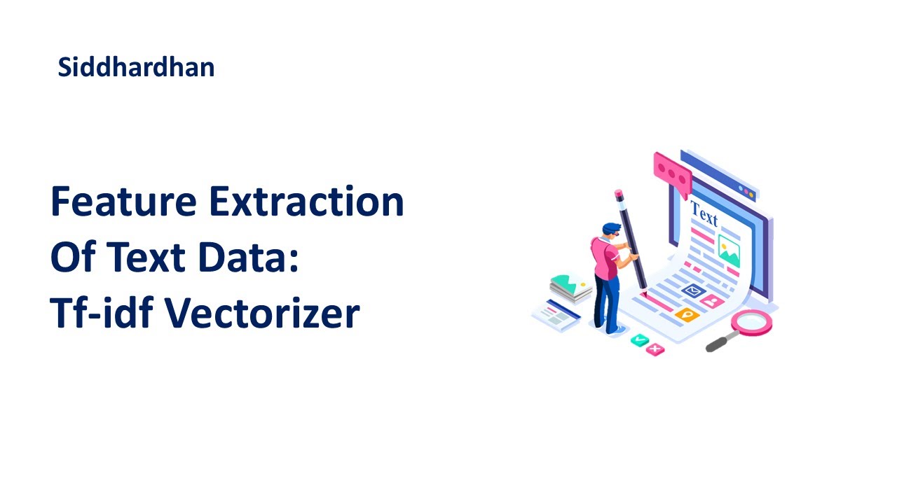 4.8. Feature extraction of Text data using Tfidf Vectorizer | Data Preprocessing | Machine Learning