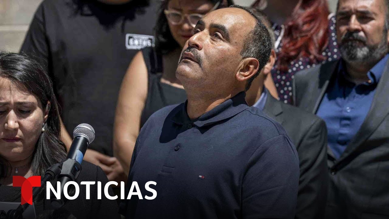 En libertad, jardinero que fue víctima de una detención violenta en California | Noticias Telemundo