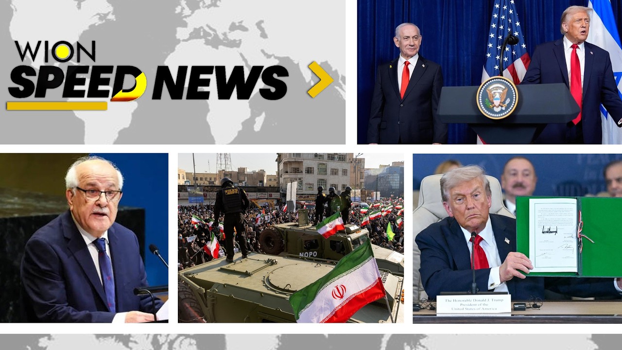 Netanyahu Lands in US, to Discuss Iran With Trump  | SPEEDNEWS | WION