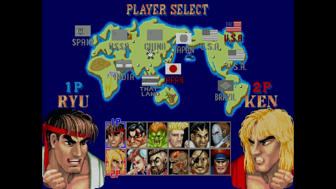 Street Fighter II' Champion Edition (Sharp X68000)