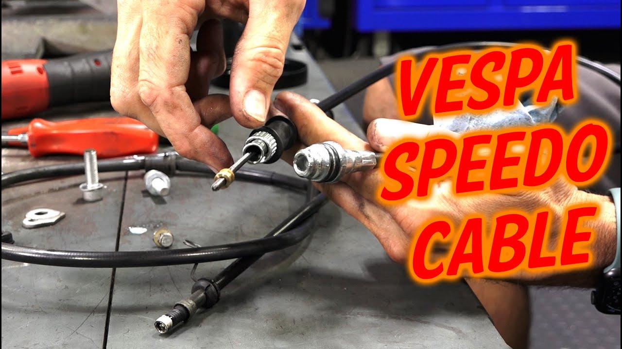 How To Change the Speedometer Cable on a Modern Vespa
