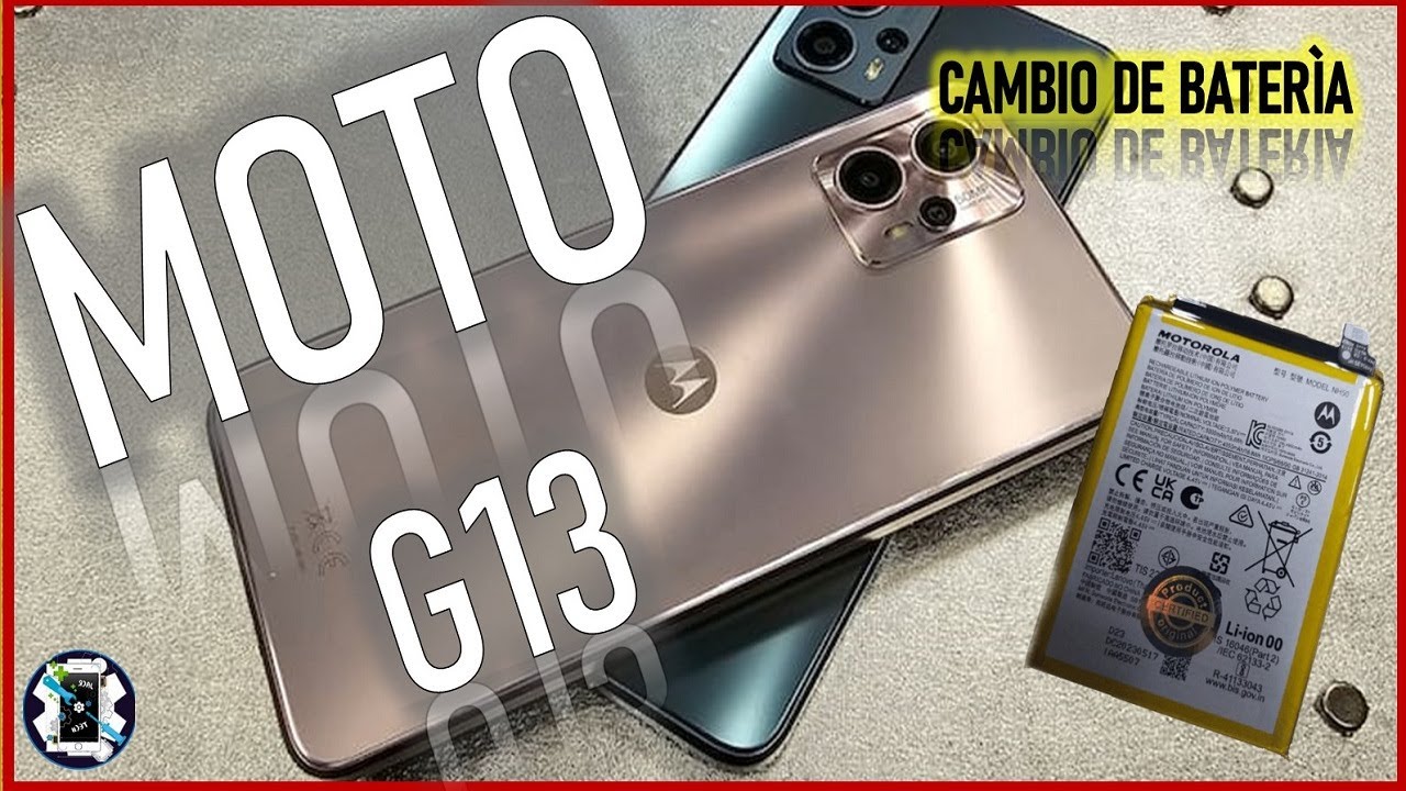 Còmo cambiar bateria Moto G13