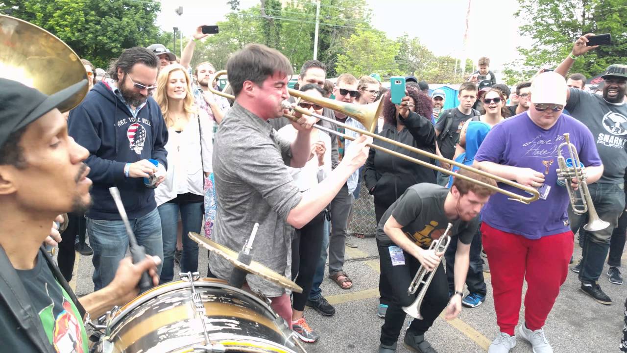 High and Mighty Brass Band - So Fresh and So Clean (Outkast) at Live From the Lot 5/22/16