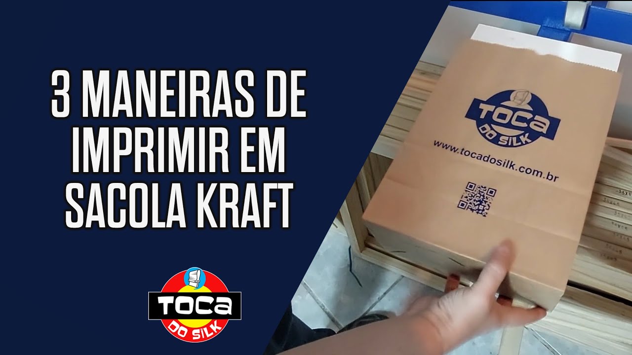 COMO IMPRIMIR SACO DE PAPEL KRAFT COM TINTA BASE DE ÁGUA