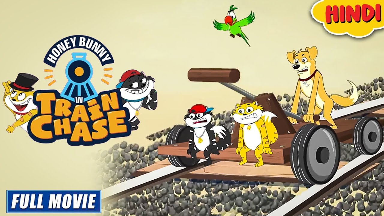 Honey Bunny In Train Chase | New Movie in Hindi | Cartoon For Kids | YO Kids Comedy