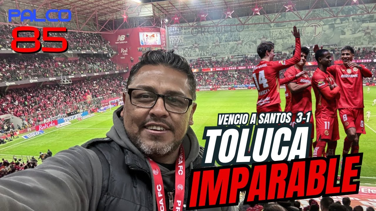Toluca iba perdiendo… y en 10 minutos DESTROZÓ a Santos.