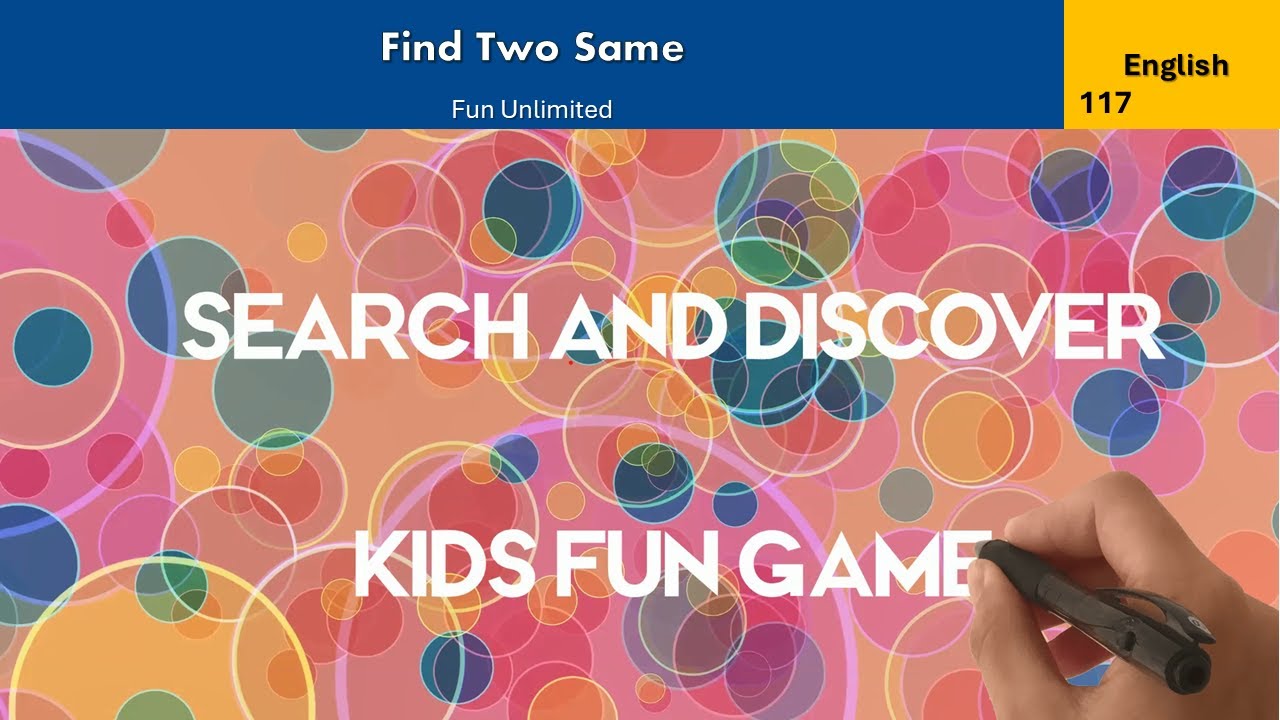 Find the Matching Object | Search & Discover Game for Kids | Brain Exercise