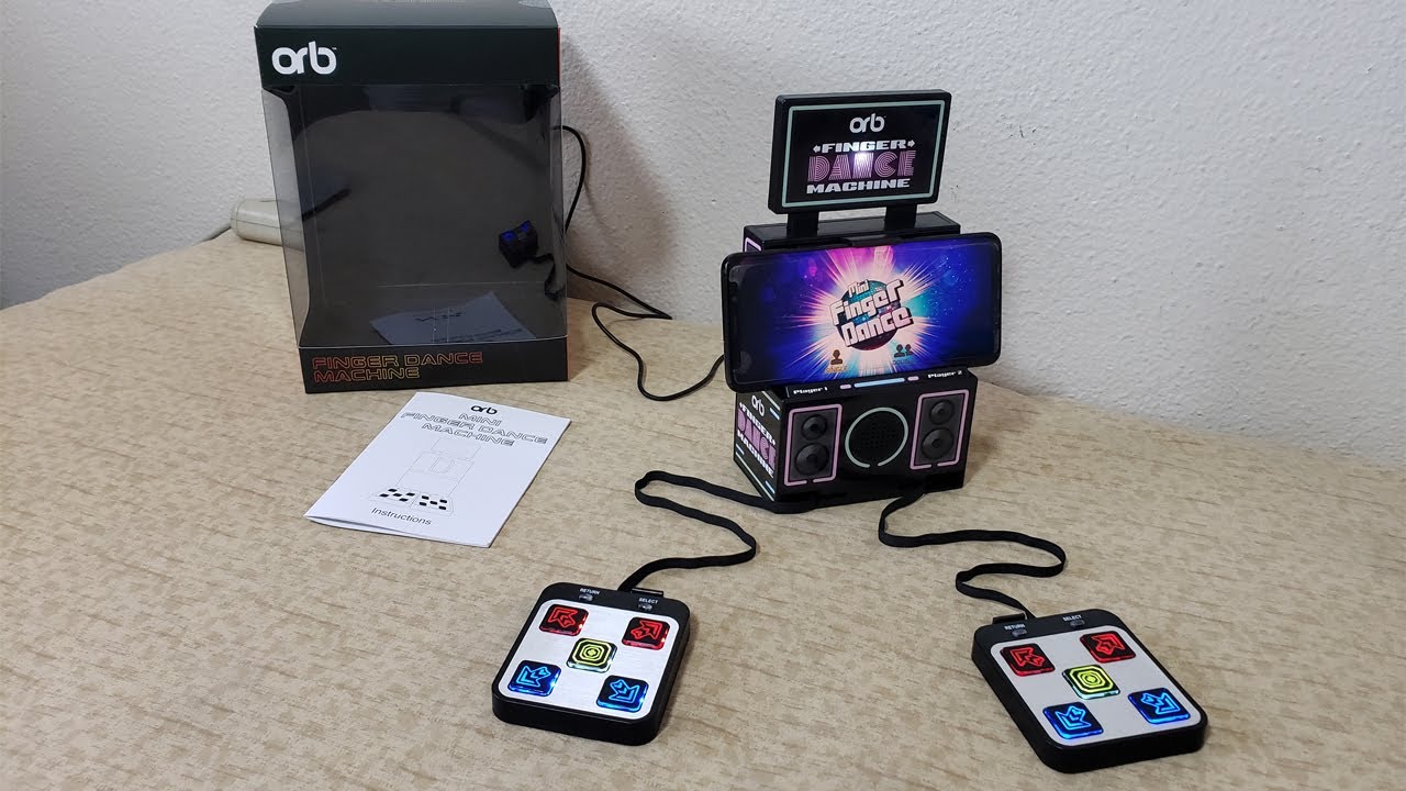 ORB Finger Dance - Unboxing and Gameplay (Mini Dance Arcade Cabinet)