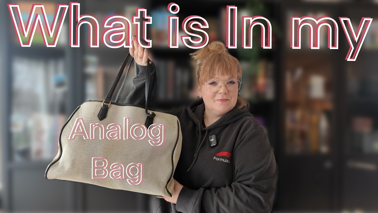 How I wind down || What is in my analog bag