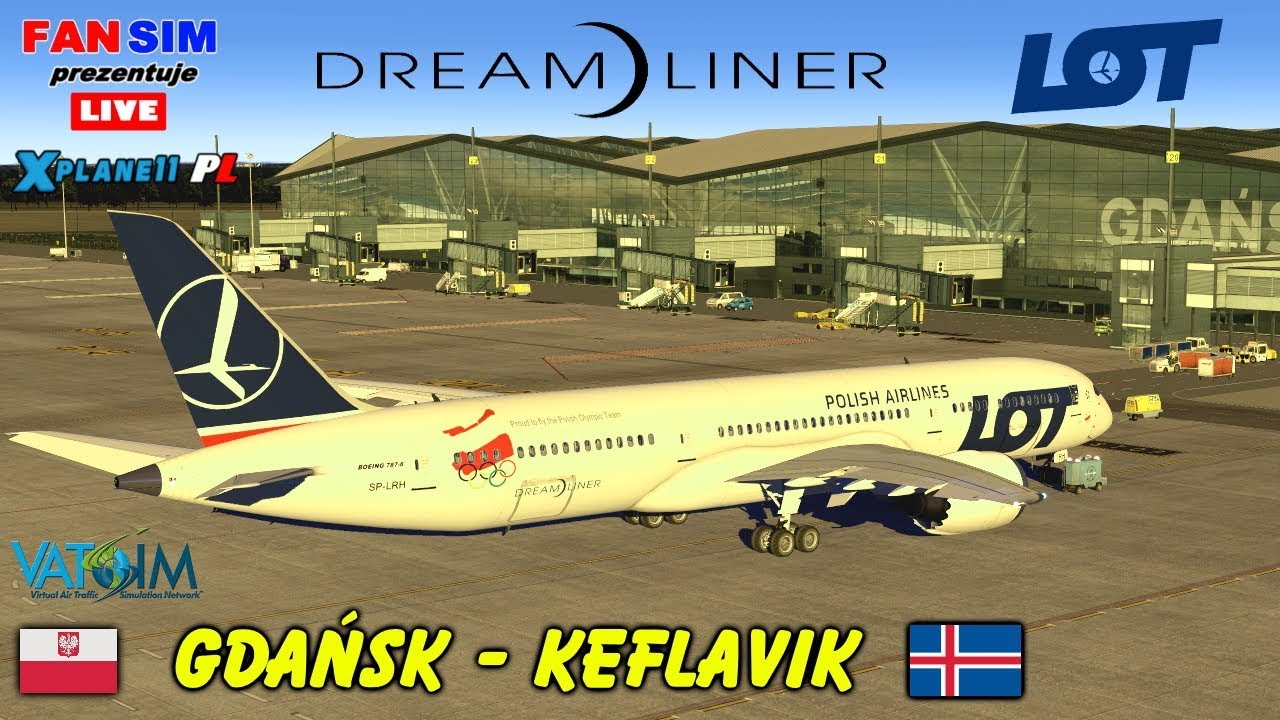 REJECT TAKE OFF 787-9 Magknight 1.4 Beta LOT ✈️ X-PLANE 11  I 🇵🇱 GDAŃSK - 🇮🇸 KEFLAVIK  - VATSIM