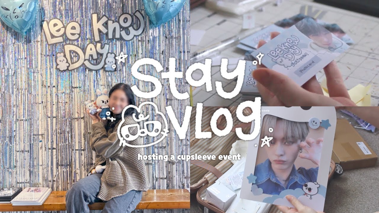 Stay Vlog | Hosting a K-Pop Cupsleeve Event