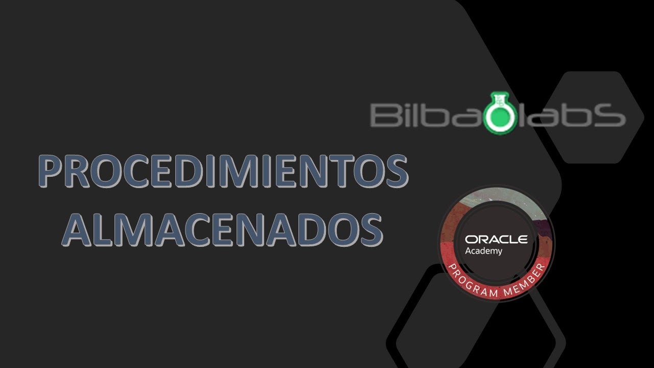 20. PROCEDIMIENTOS ALMACENADOS en PL/SQL - ORACLE