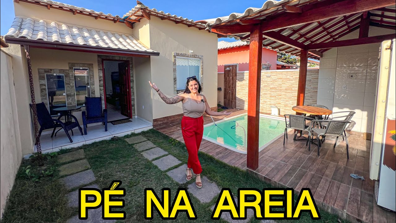 Casa Pé na Areia à Venda em Unamar Cabo Frio Rj 