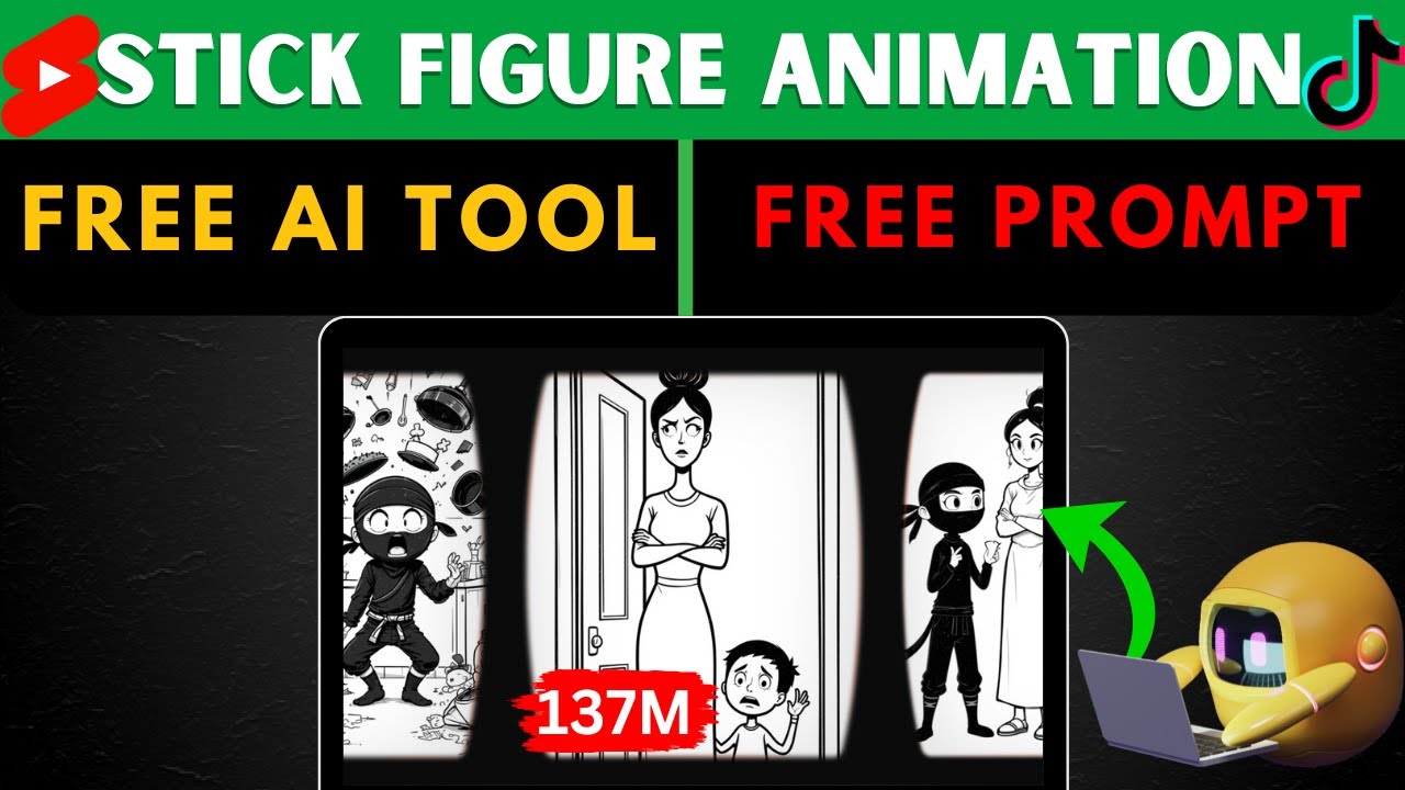 How to Create Viral AI Stick Figure Animations (Full Tutorial + FREE Prompt)