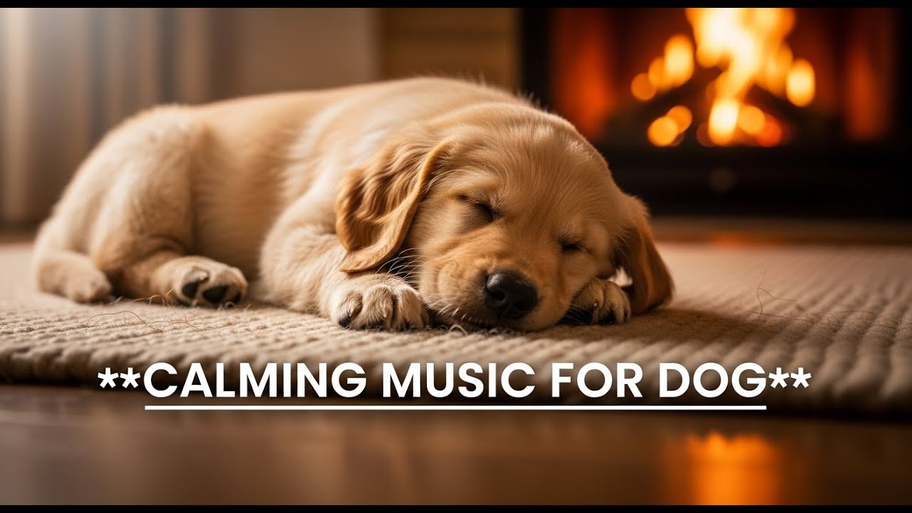 12 hours Calming Dog Music for Deep Sleep 💤 : Soothing Sounds for Anxious Dogs & Puppies 🐾😌
