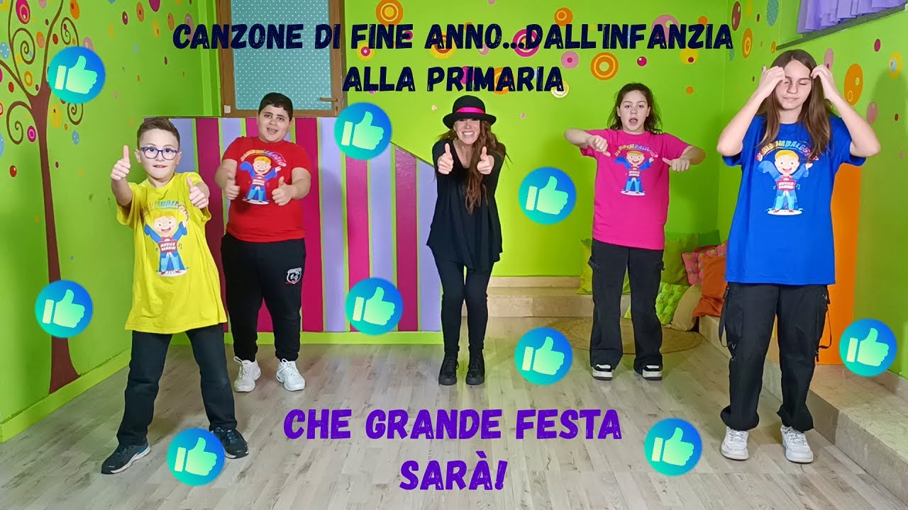 ❤🎶CANZONE DI FINE ANNO DALL'INFANZIA ALLA PRIMARIA - 