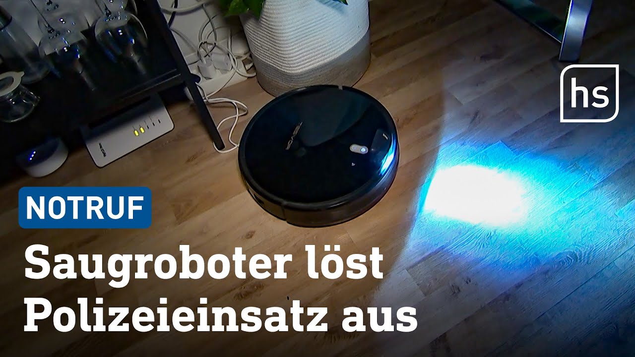 Polizei umstellt Haus in Maintal wegen Saugroboter | hessenschau