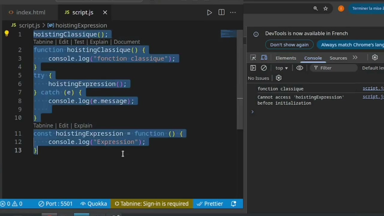 👉 JavaScript : Comparer Déclaration, Expression et Arrow Function (Différences et Pratiques) Part3
