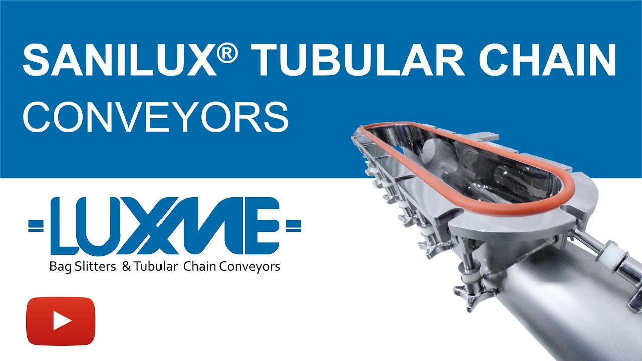 Sanilux&reg;, USDA Series, Sanitary Tubular Drag Chain Conveyors - USDA Accepted Conveyors
