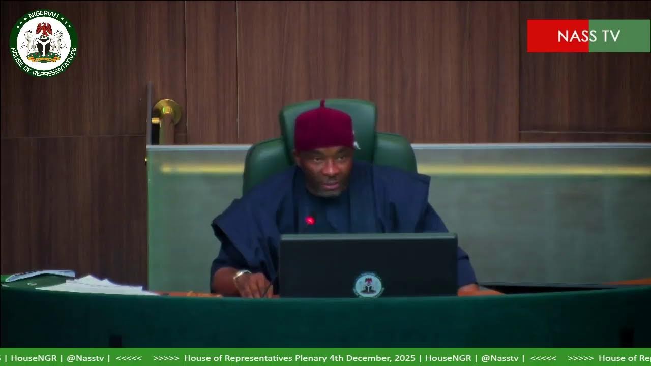 House Plenary 4th December, 2025
