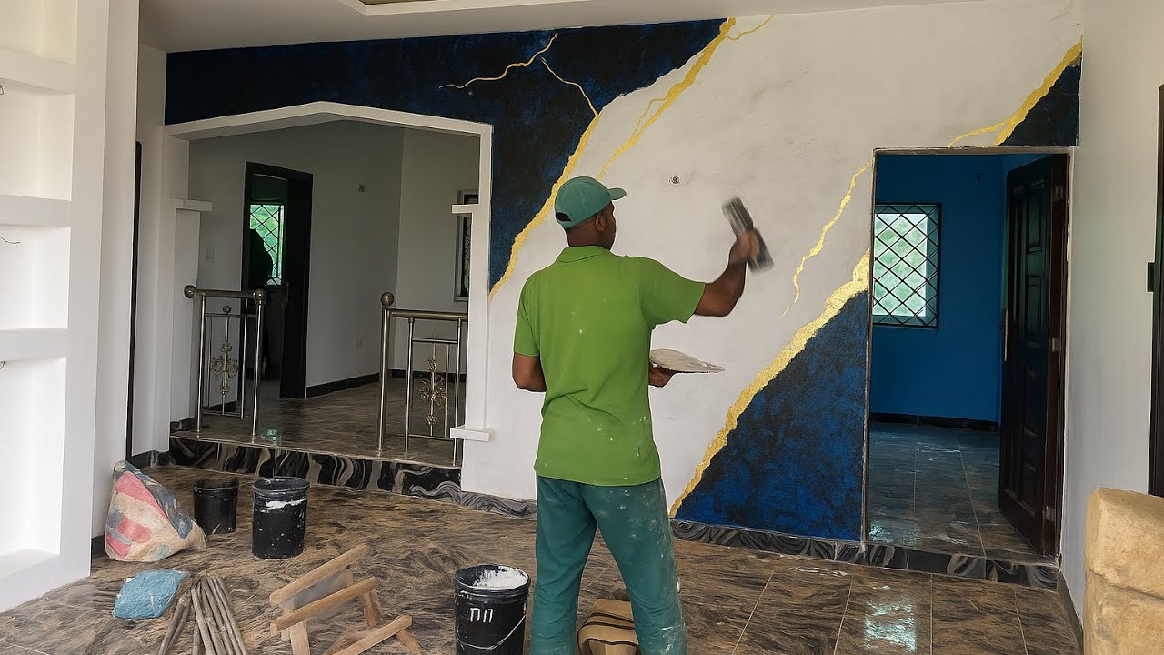 This Stucco Painting And Other Painting Works Done In This House Only Cost This Fee. 