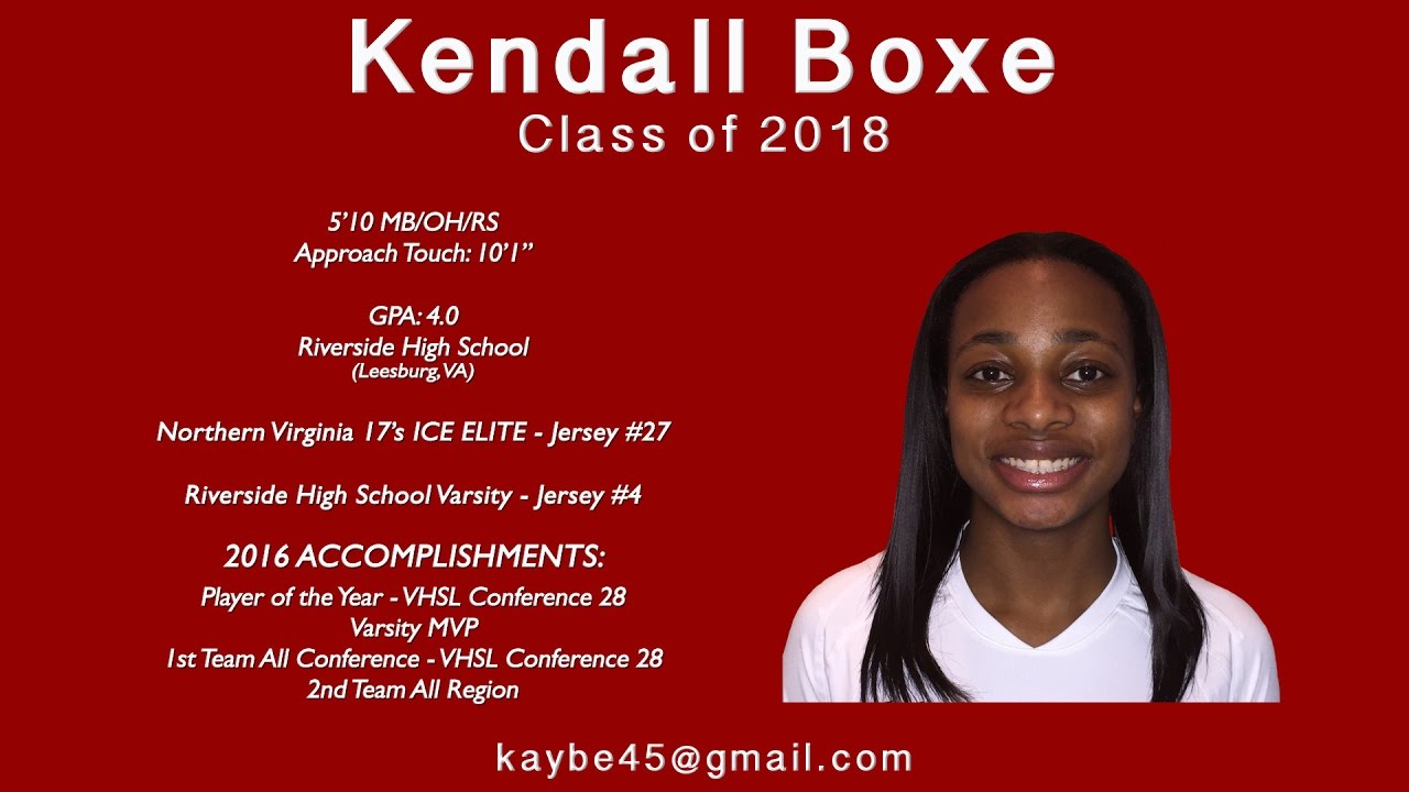 Kendall Boxe - NVVA 17 Ice Elite - Class of 2018