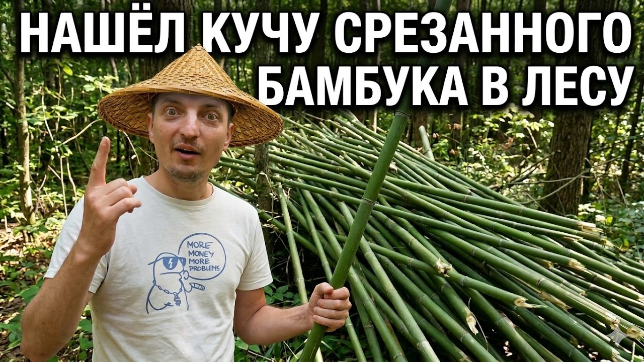 Случайная находка в лесу: теперь у меня будут крутые бамбуковые удочки