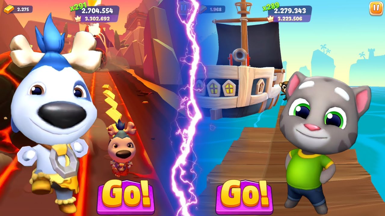Talking Tom Time Rush 3 - Prehistoric Hank vs Cowboy Tom vs Roy Raccoon - Android iOS