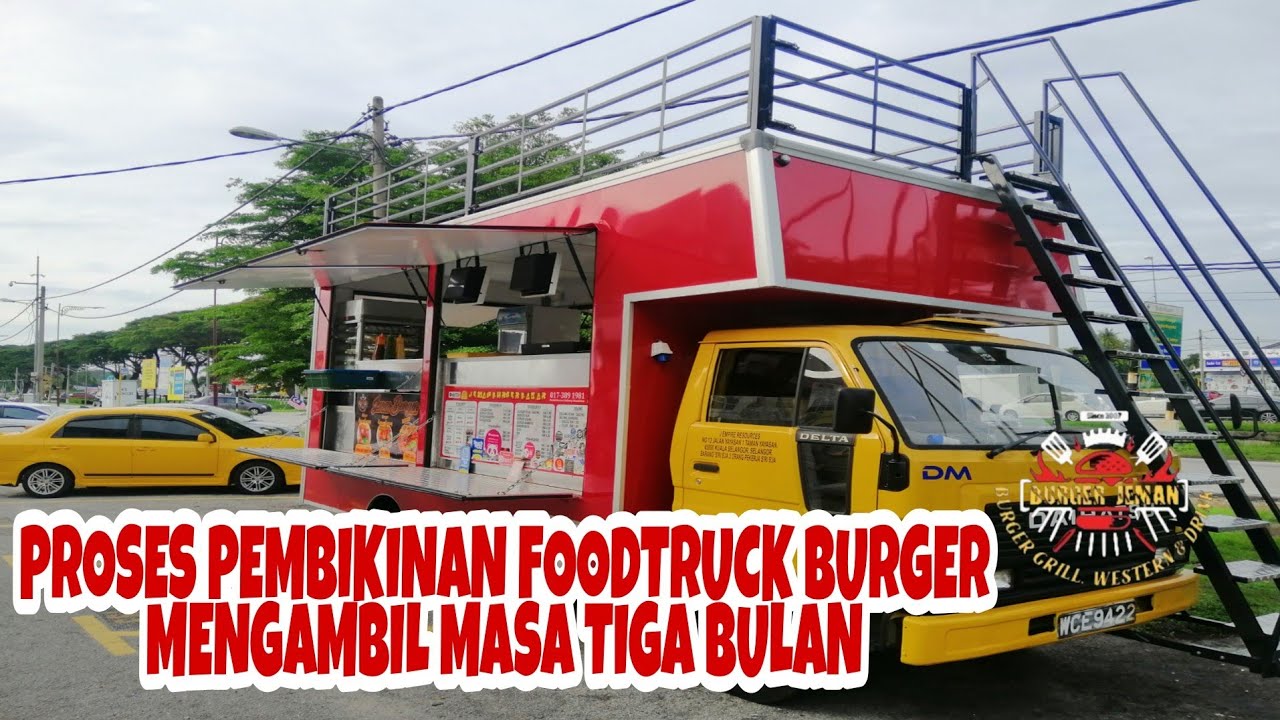 PROSES PEMBIKINAN FOODTRUCK BURGER JEMAN