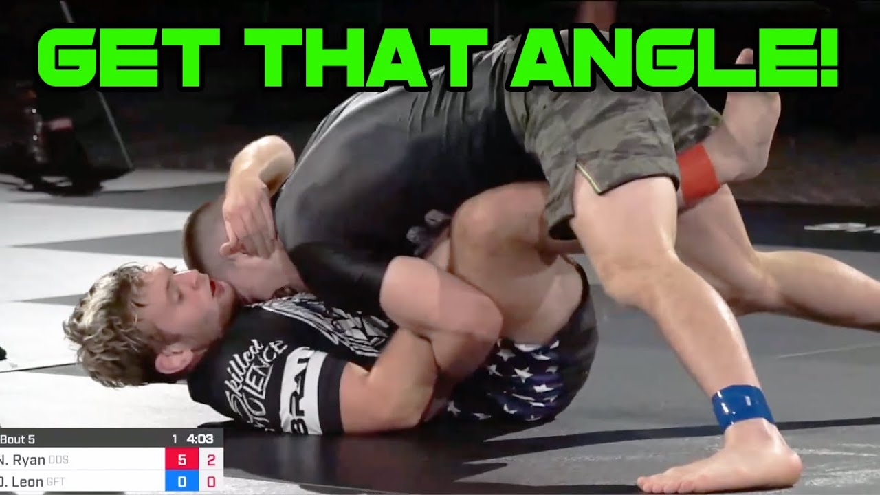 Leg Pummeling Against Knee Shield Half Guard - Nicky Ryan vs Dante Leon