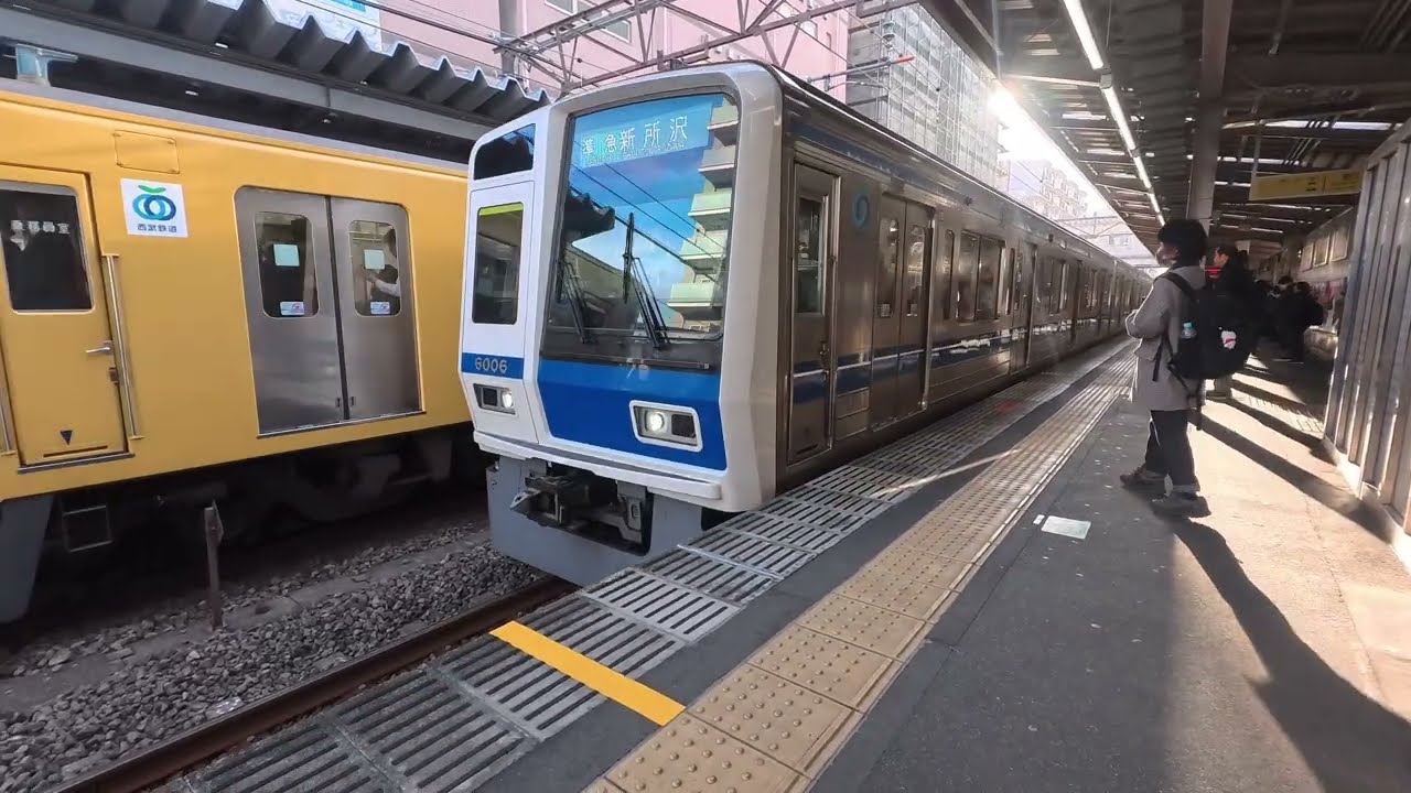 [Front view-4K] Kumegawa⇒Tokorozawa (Seibu-shinjuku line - February 6, 2026)