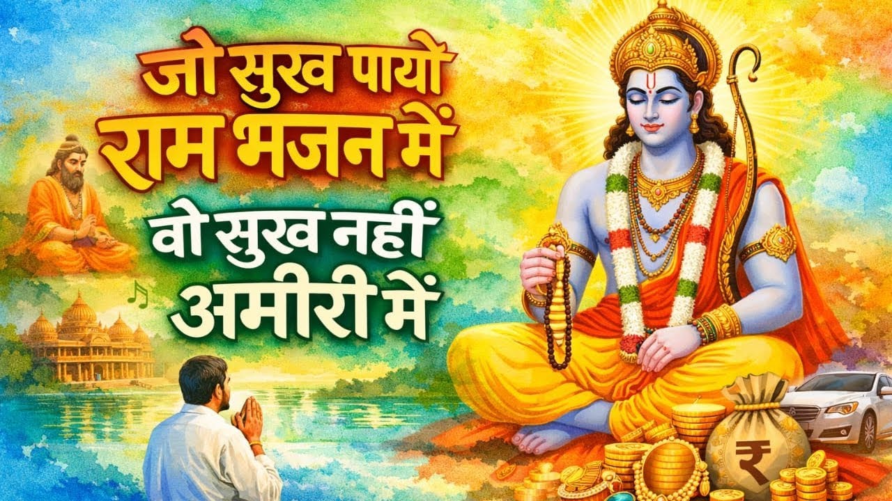 राम भजन का सच्चा सुख | अमीरी भी फीकी पड़े 🙏