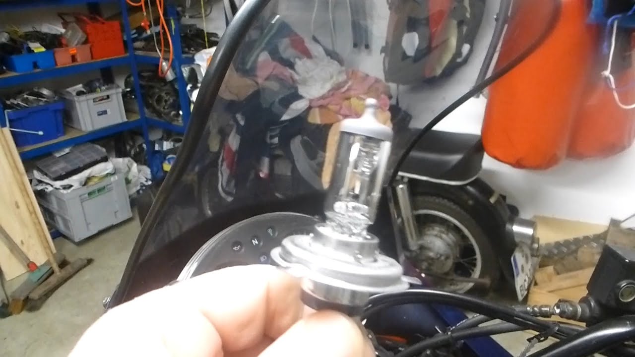 Honda Transalp - Scheinwerfer-Lampe wechseln