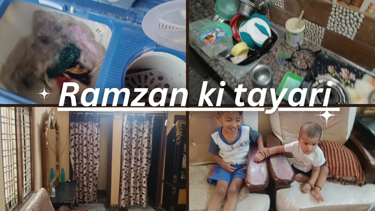 Ramzan ki tayari shuru ho gye🙌| ghr ki safai or bohut kaam hogye khatam| #vlog#food#dailyvlog 
