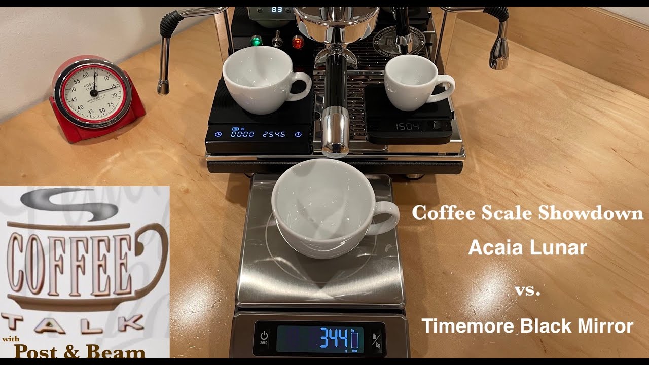 Coffee Scale Showdown: Acaia Lunar vs. Timemore Black Mirror