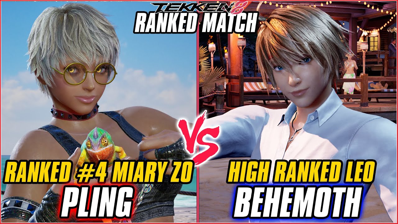 TEKKEN 8 ▰ PLING (#4 Ranked Miary Zo) vs BEHEMOTH (Leo) ▰ T8 HIGH LEVEL GAMEPLAY