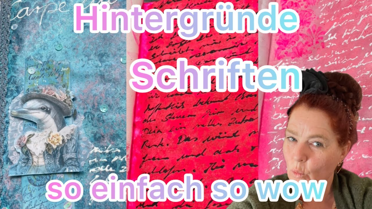 Action Acrylfarben & Glitzerstiften ❤️ Seiten gestalten 🤩 Teil 2 💕Schriften mit Acrylfarbe 💕