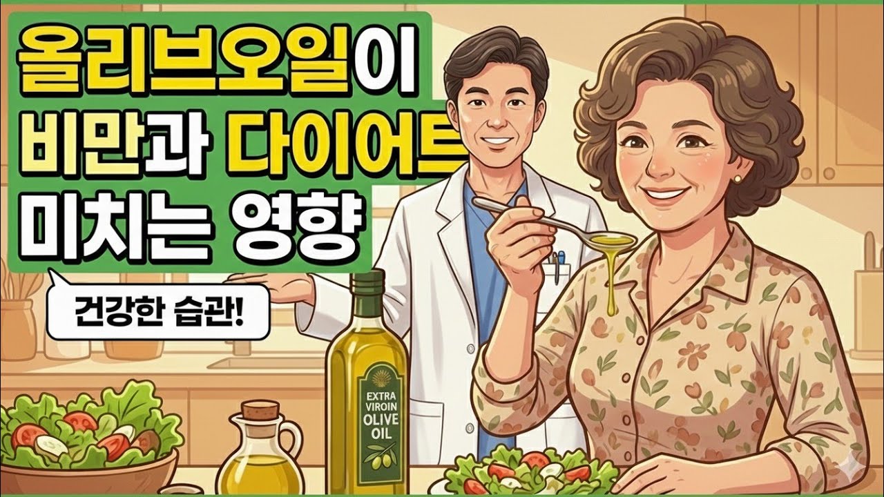 💥 올리브 오일의 진실과 오해 😱 공복에 올리브 오일을 먹는다?  📌 올리브 오일이 다이어트와 건강에 미치는 이유