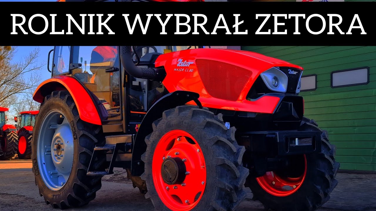 Rolnik wybrał Zetora - Major CL 80 - przygotowanie i dostawa do klienta.