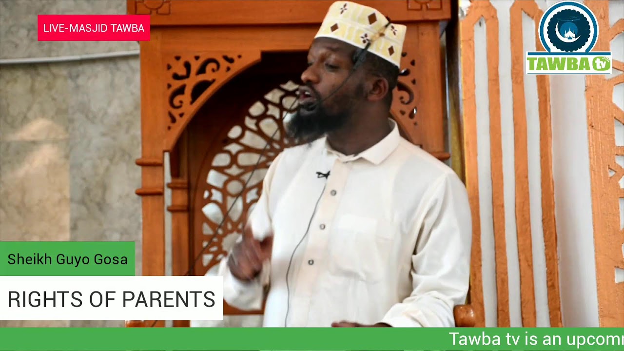 JUMUAH KHUTBA- MASJID TAWBA