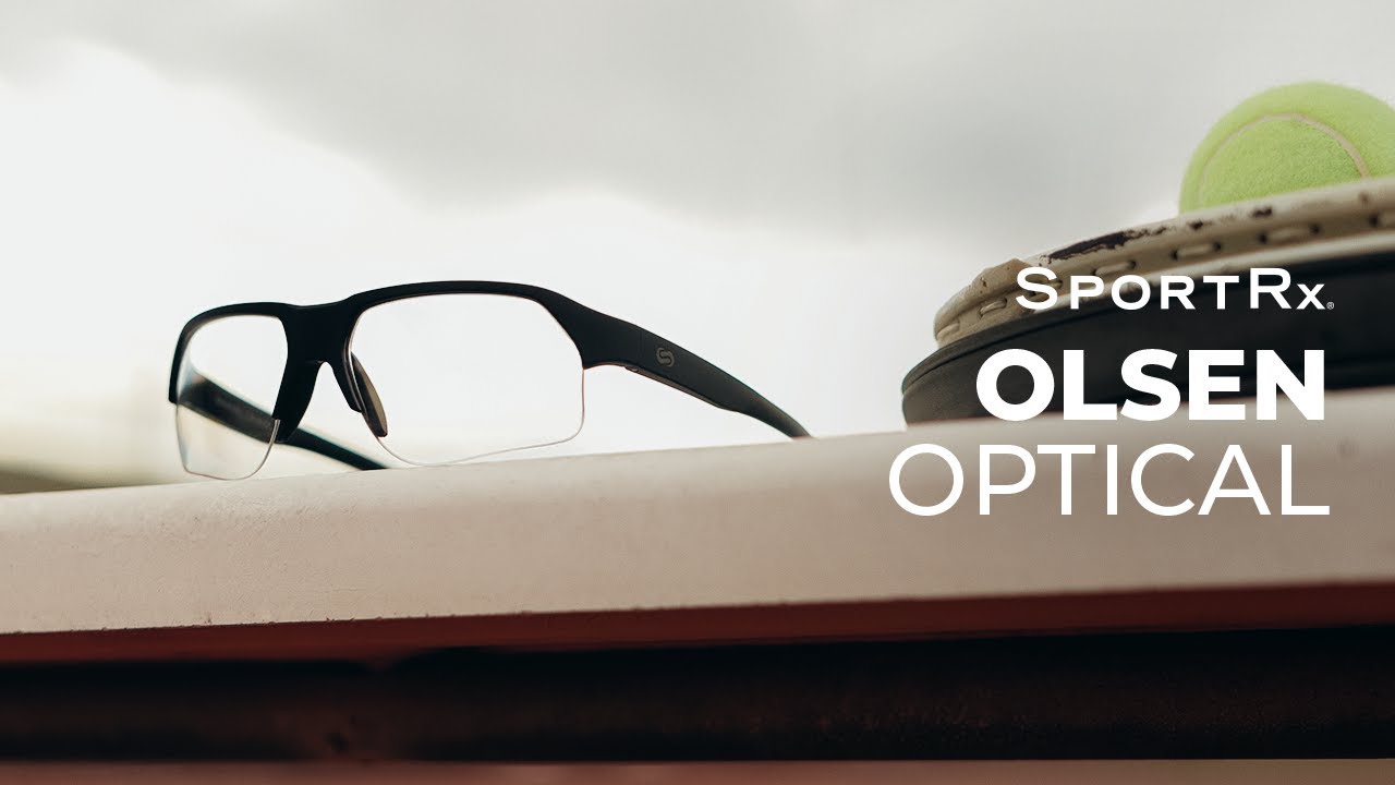 Olsen Optical &ndash; Clear Lens Wraparound Sport Glasses