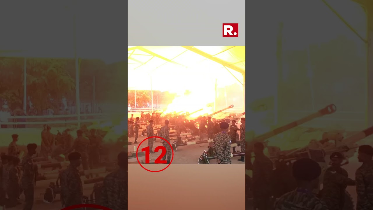 WATCH: Indian-Made Field Guns Fired For The First Time In 21-Gun Salute On Independence Day