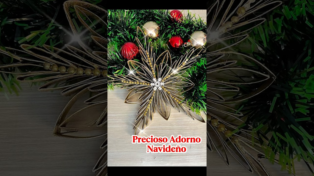 Descubre c&oacute;mo CREAR tus propios Adornos Navide&ntilde;os #manualidades #diynavidad #navidad #diy