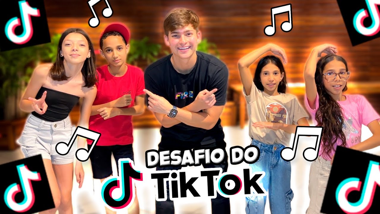 DESAFIO DO TIKTOK COM OS IRMÃOS SCRIBEL • Irmãs Coimbra •
