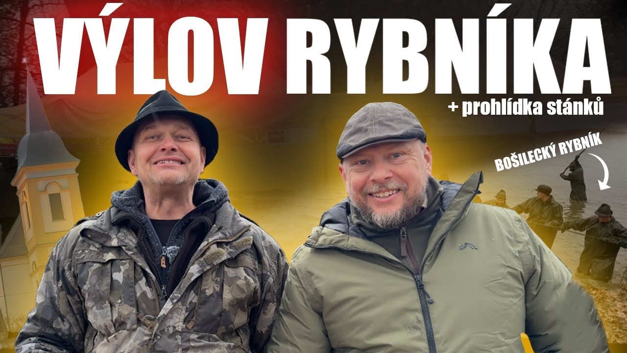 Velký výlov Bošileckého rybníka 🎣🔥 + Stánky plné dobrot
